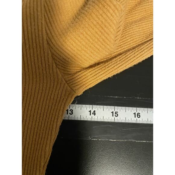 Intimately Free People Womens Bodysuit Small Brown Ribbed Mock Neck Long Sleeve - Picture 5 of 7